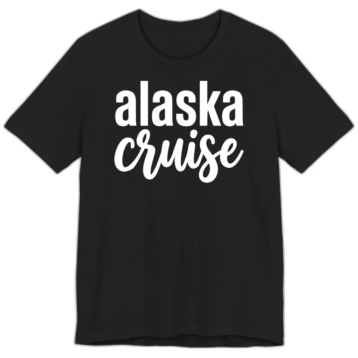 Alaska Cruise Adventure Premium Tee in Black