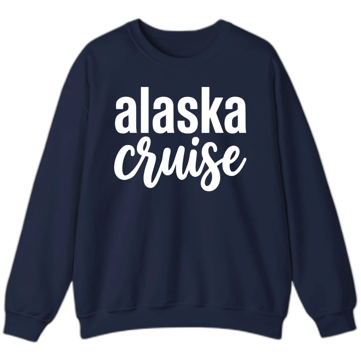 Alaska Cruise Adventure Sweatshirt in Navy