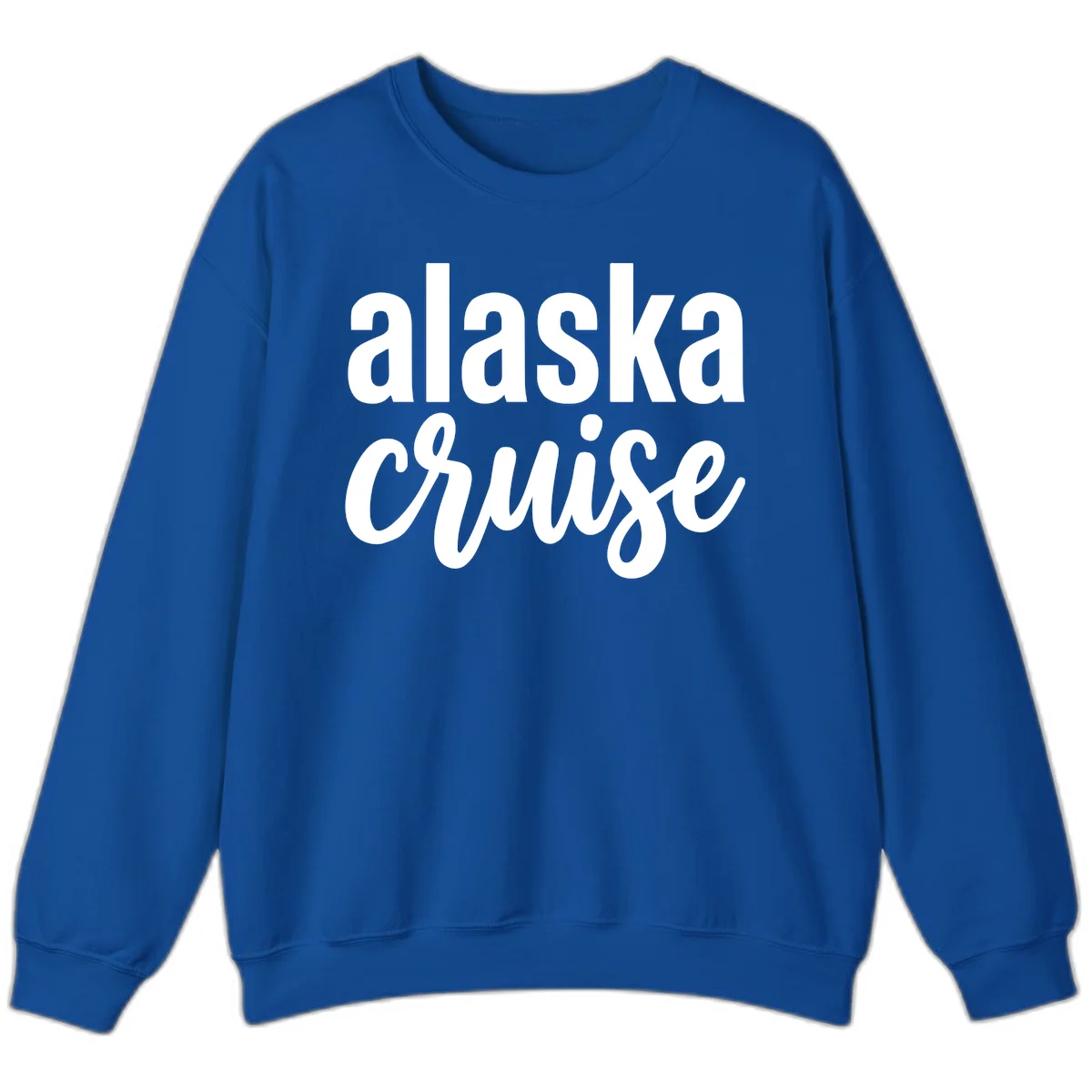 Alaska Cruise Adventure Sweatshirt in Royal