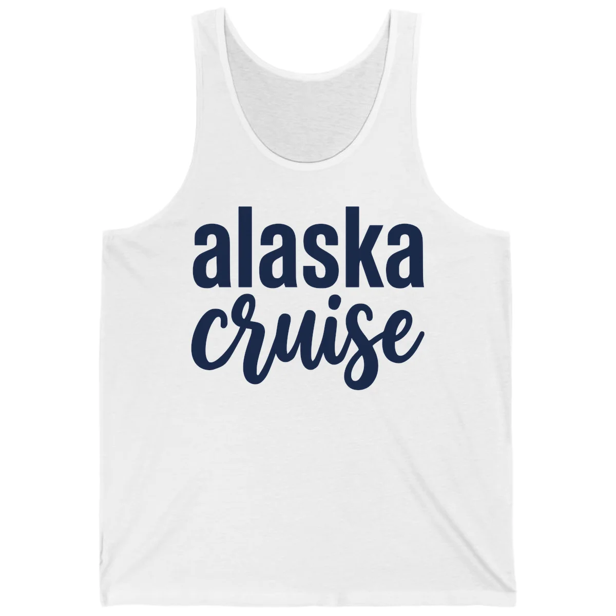 Alaska Cruise Adventure Tank in White