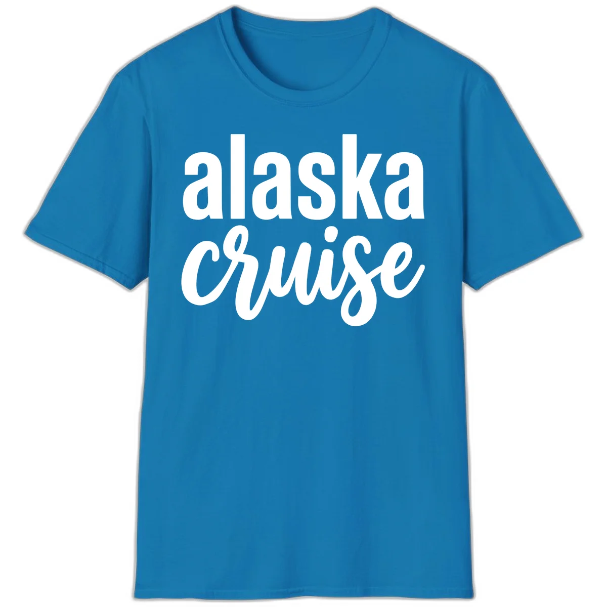Alaska Cruise Adventure T-Shirt in Sapphire