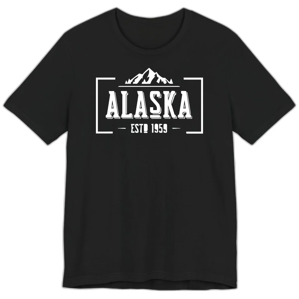 Alaska Cruise Design Premium T-Shirt in Black