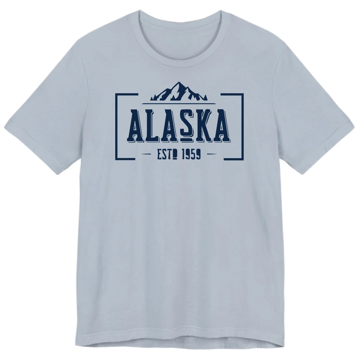 Alaska Cruise Design Premium T-Shirt in Light Blue