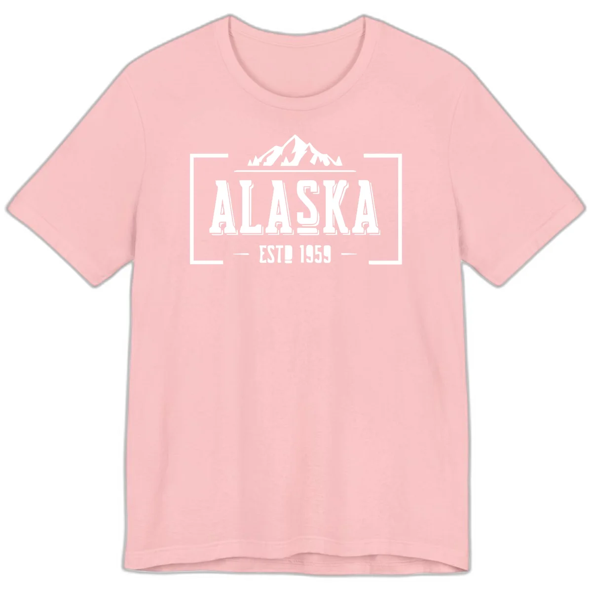Alaska Cruise Design Premium T-Shirt in Pink