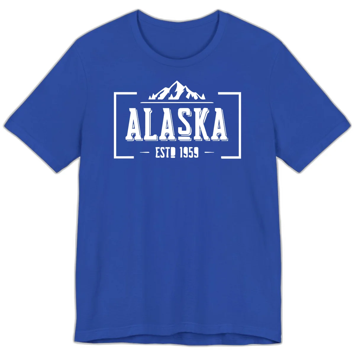 Alaska Cruise Design Premium T-Shirt in True Royal