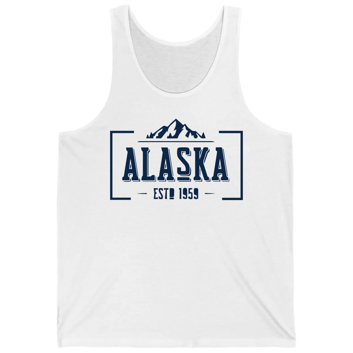 Alaska Cruise Design Tank in White
