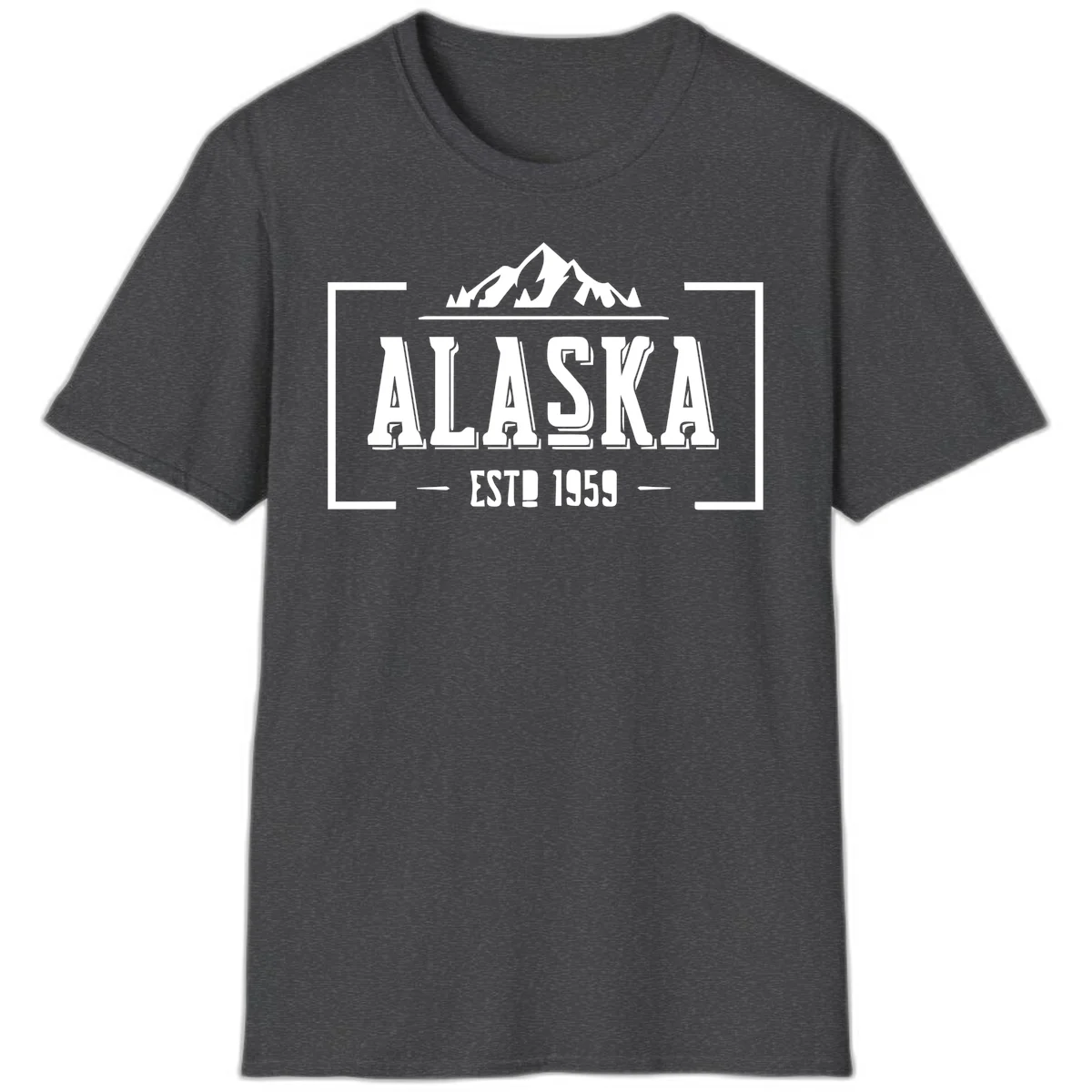 Alaska Cruise Design T-Shirt in Dark Heather