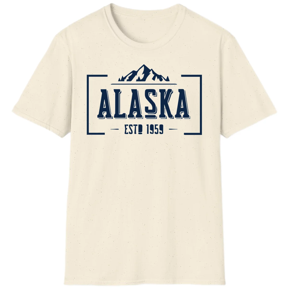Alaska Cruise Design T-Shirt in Natural