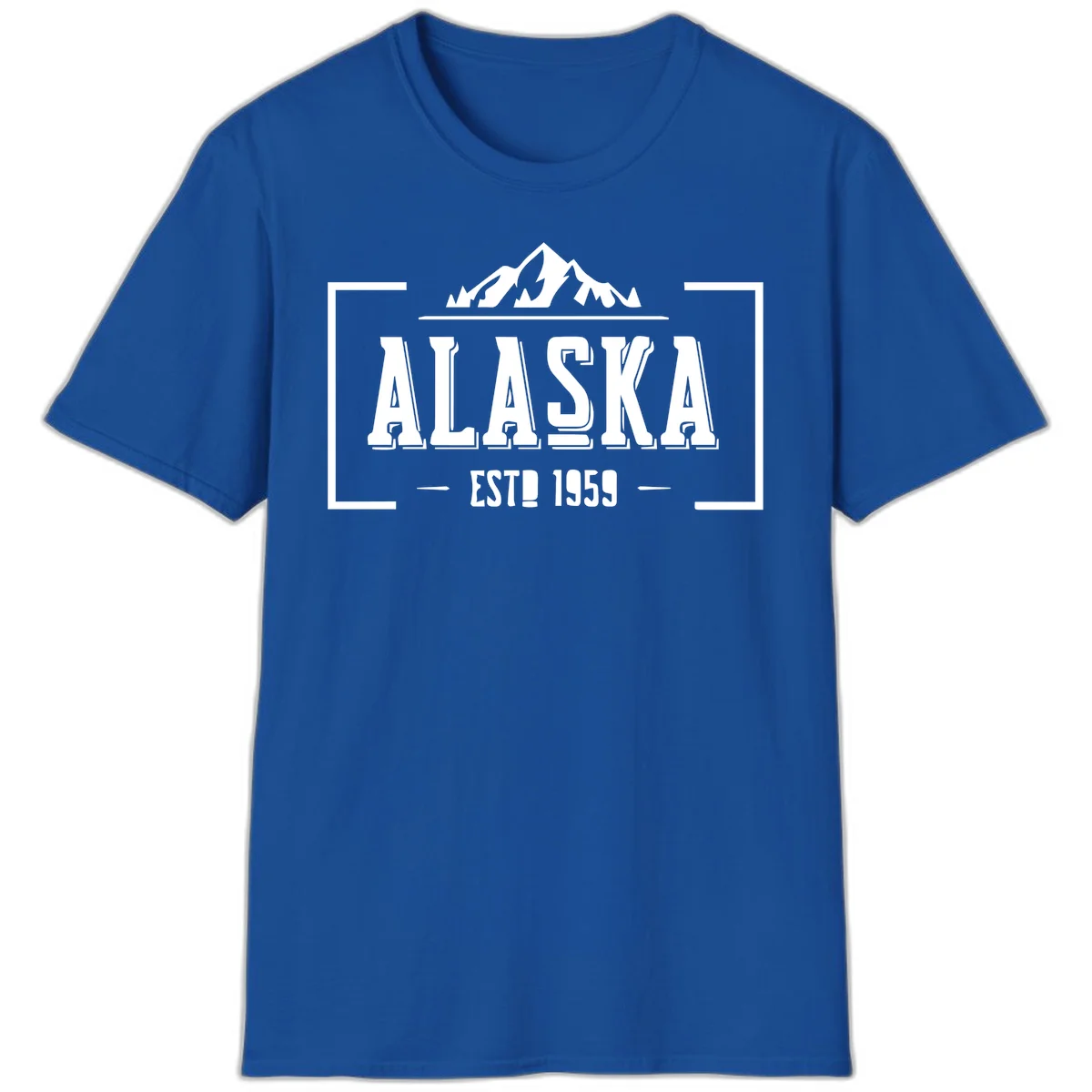 Alaska Cruise Design T-Shirt in Royal