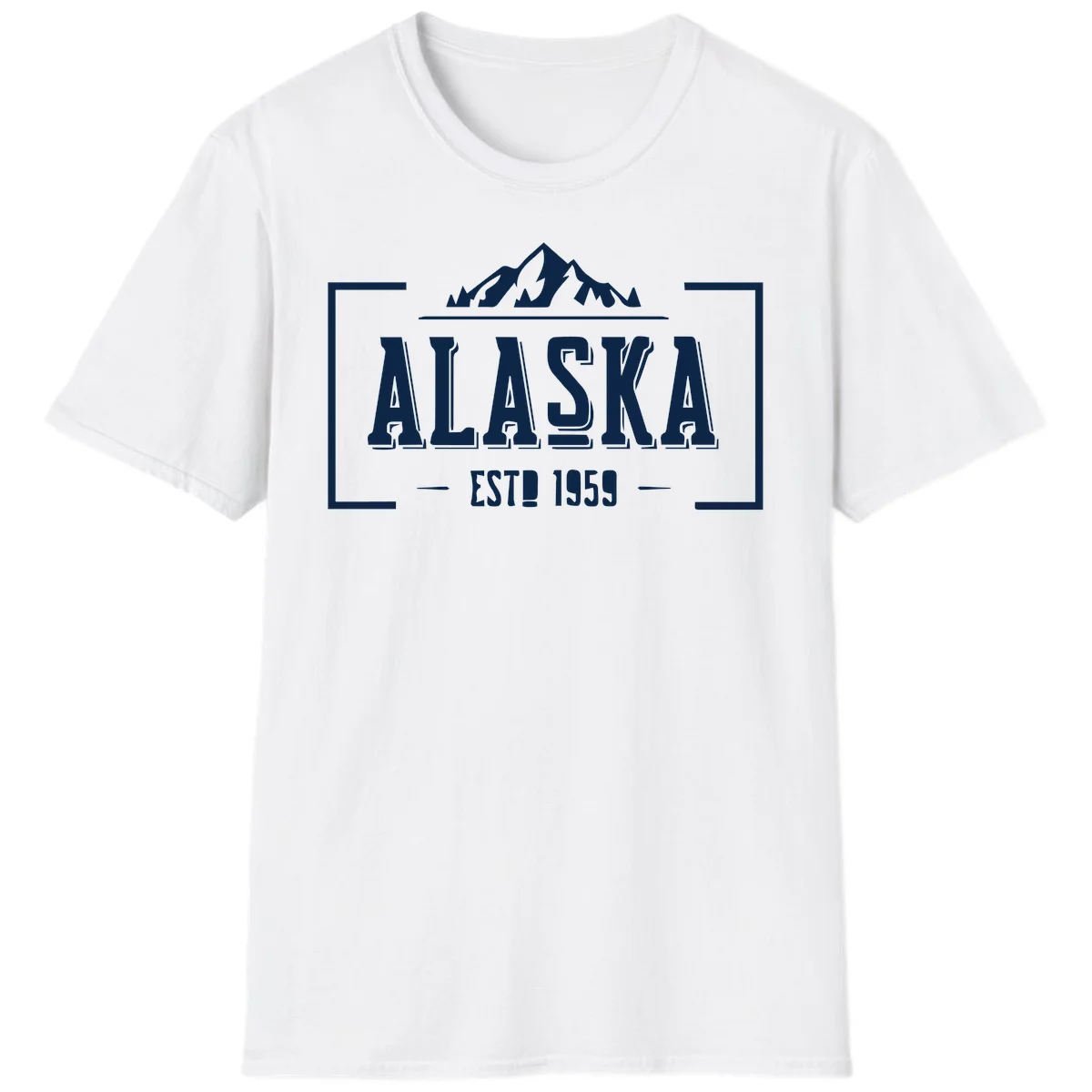 Alaska Cruise Design T-Shirt in White