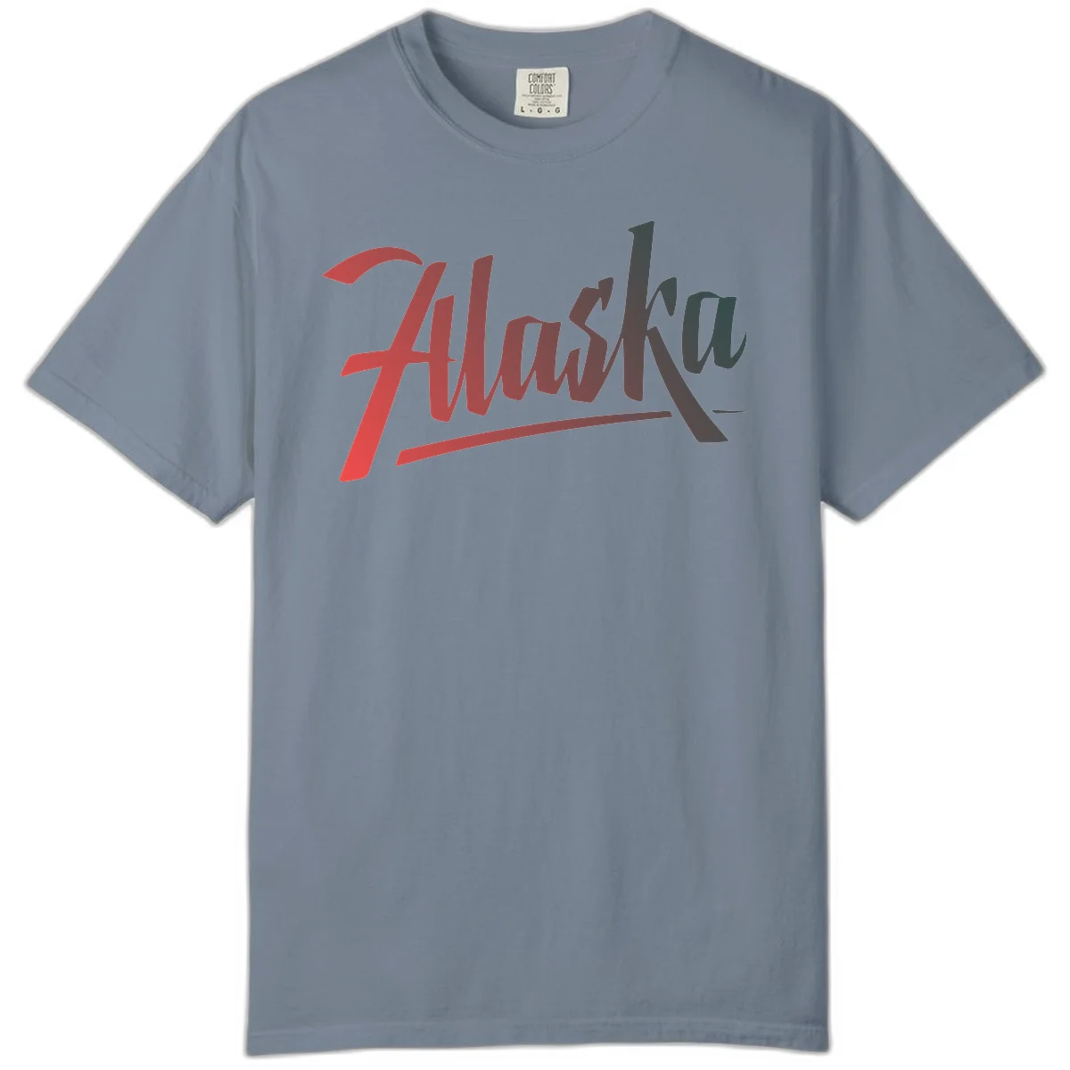 Alaska Cruise Upward Trend Comfort Color in Blue Jean