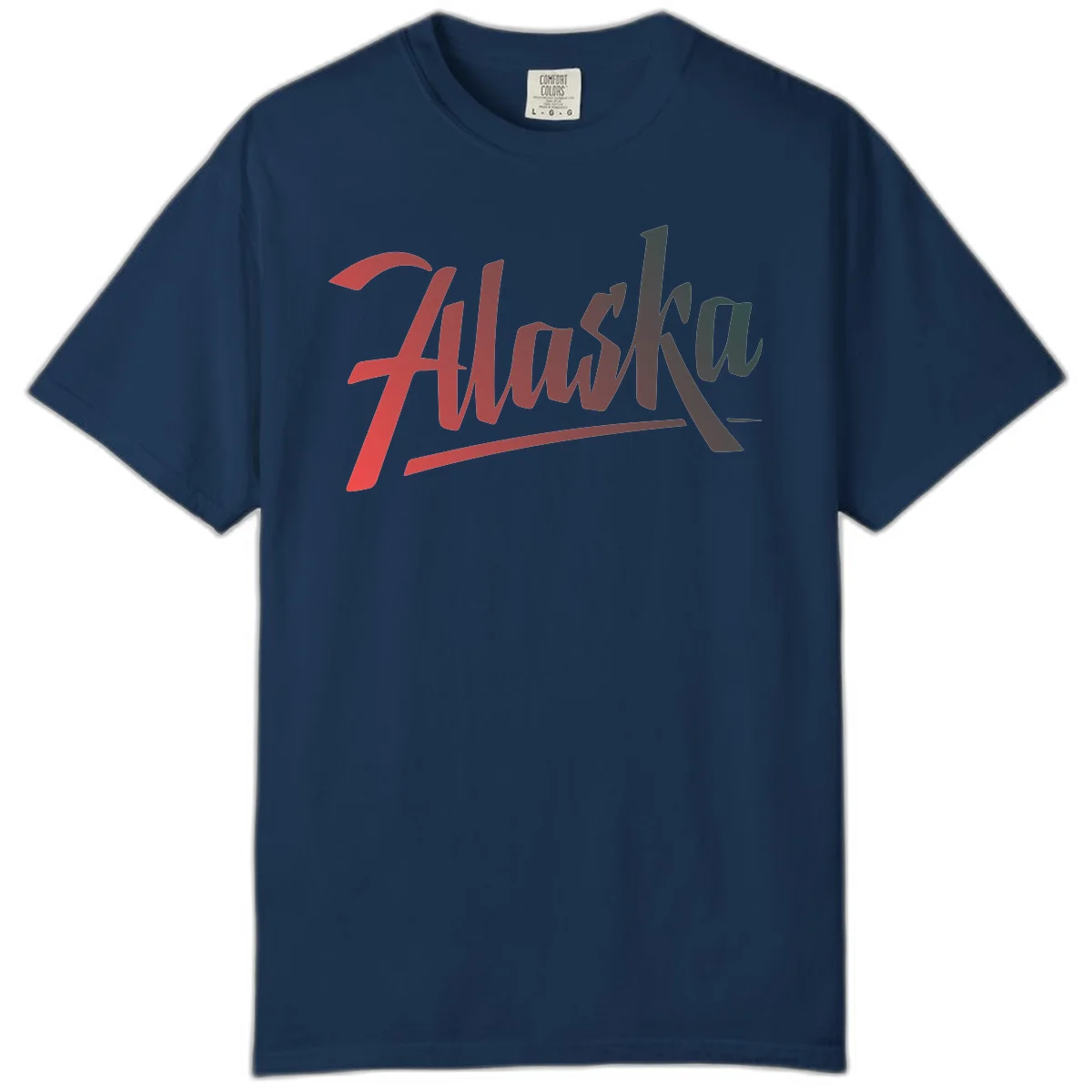 Alaska Cruise Upward Trend Comfort Color in Navy
