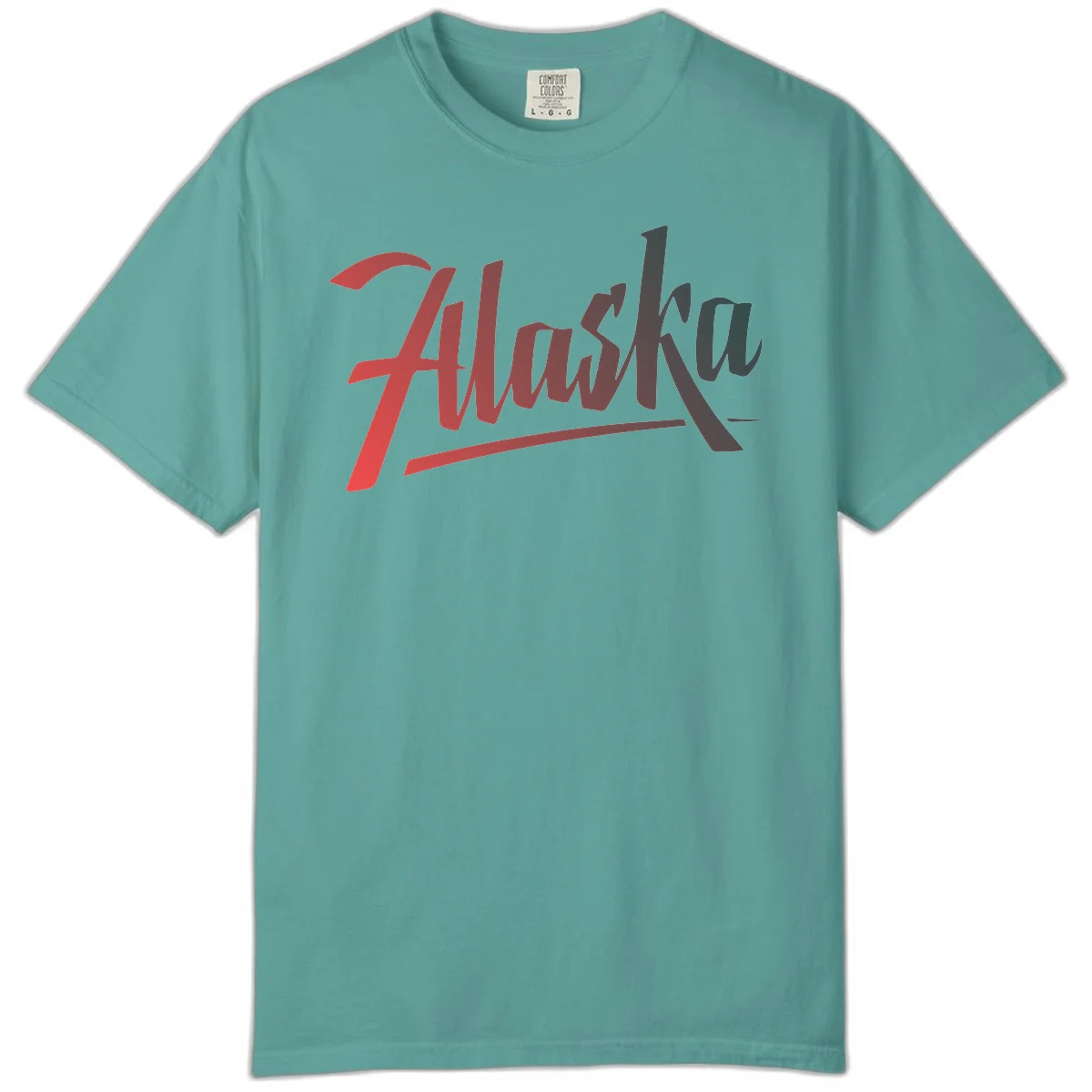 Alaska Cruise Upward Trend Comfort Color in Seafoam
