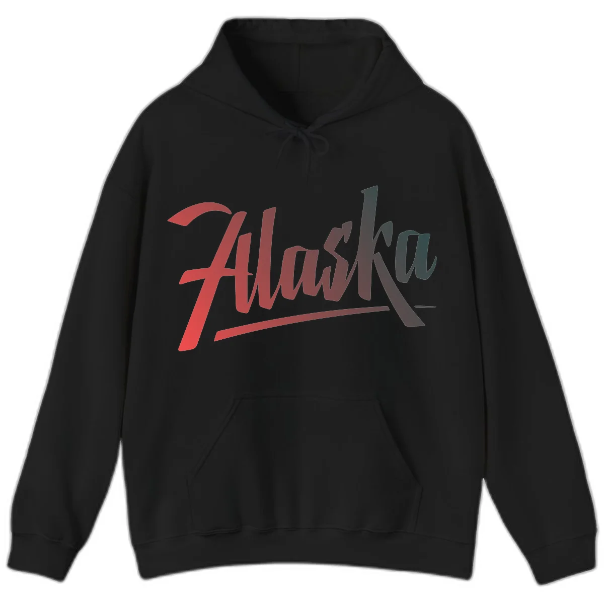 Alaska Cruise Upward Trend Hoodie in Black