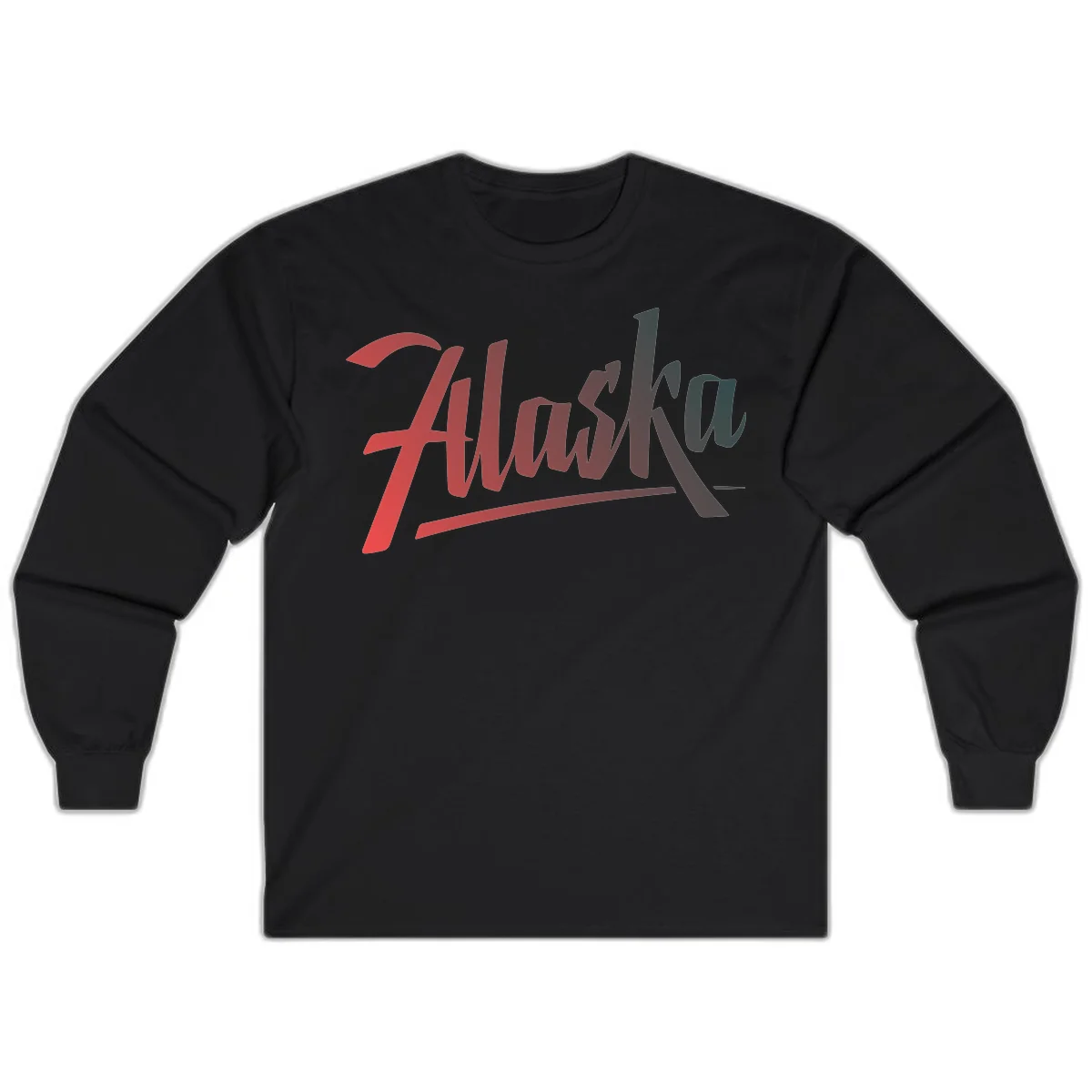 Alaska Cruise Upward Trend Long Sleeve in Black