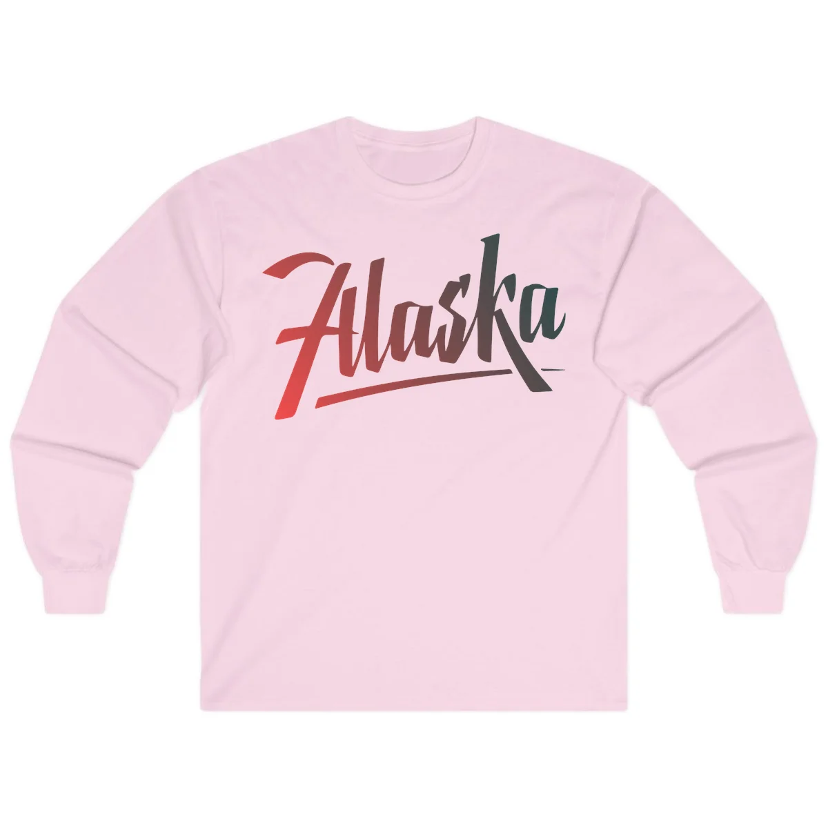 Alaska Cruise Upward Trend Long Sleeve in Light Pink