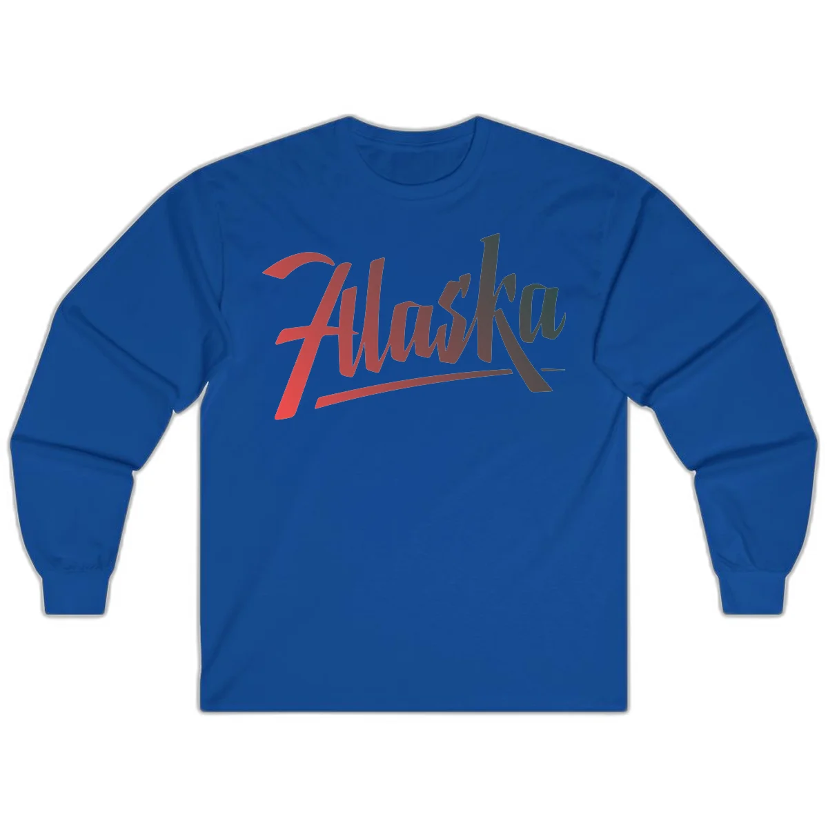 Alaska Cruise Upward Trend Long Sleeve in Royal
