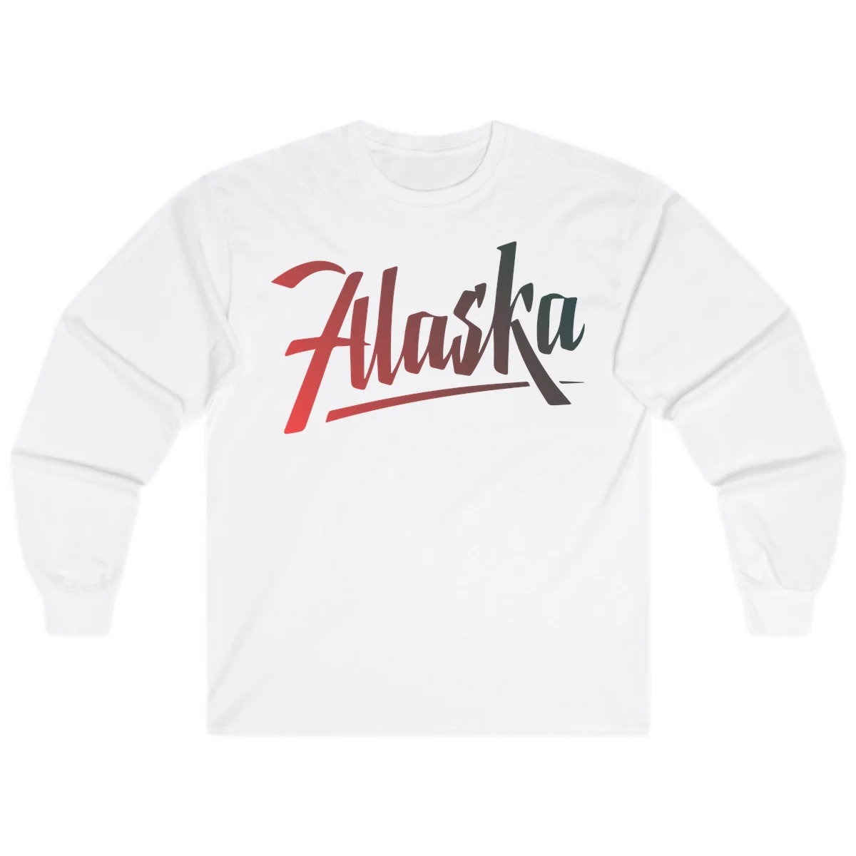 Alaska Cruise Upward Trend Long Sleeve in White