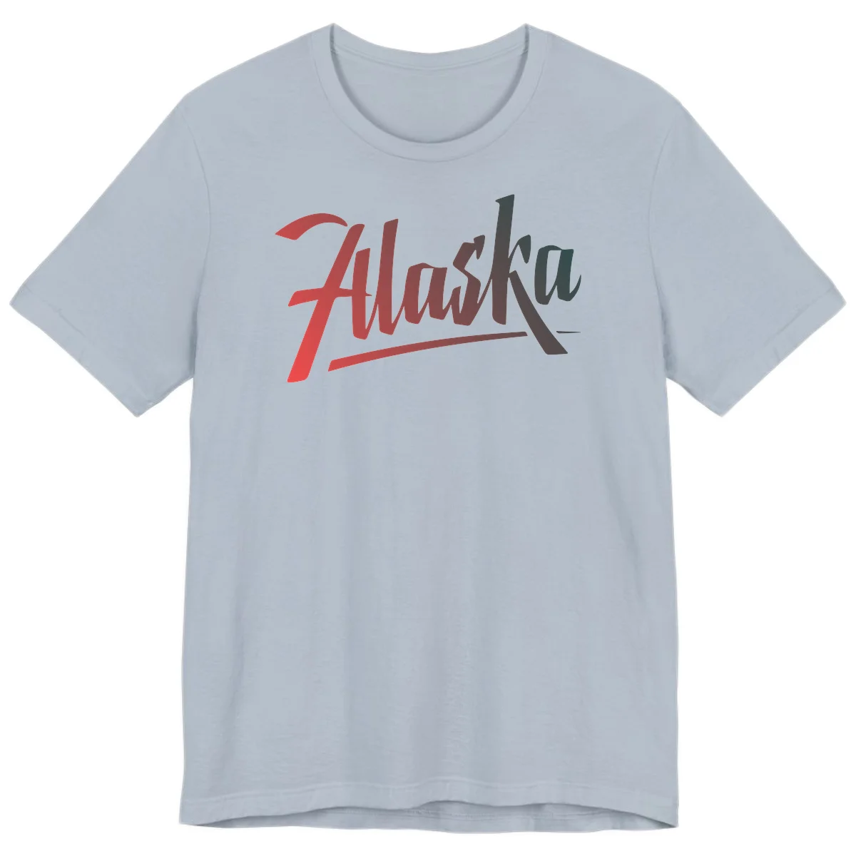 Alaska Cruise Upward Trend Premium Tee in Light Blue