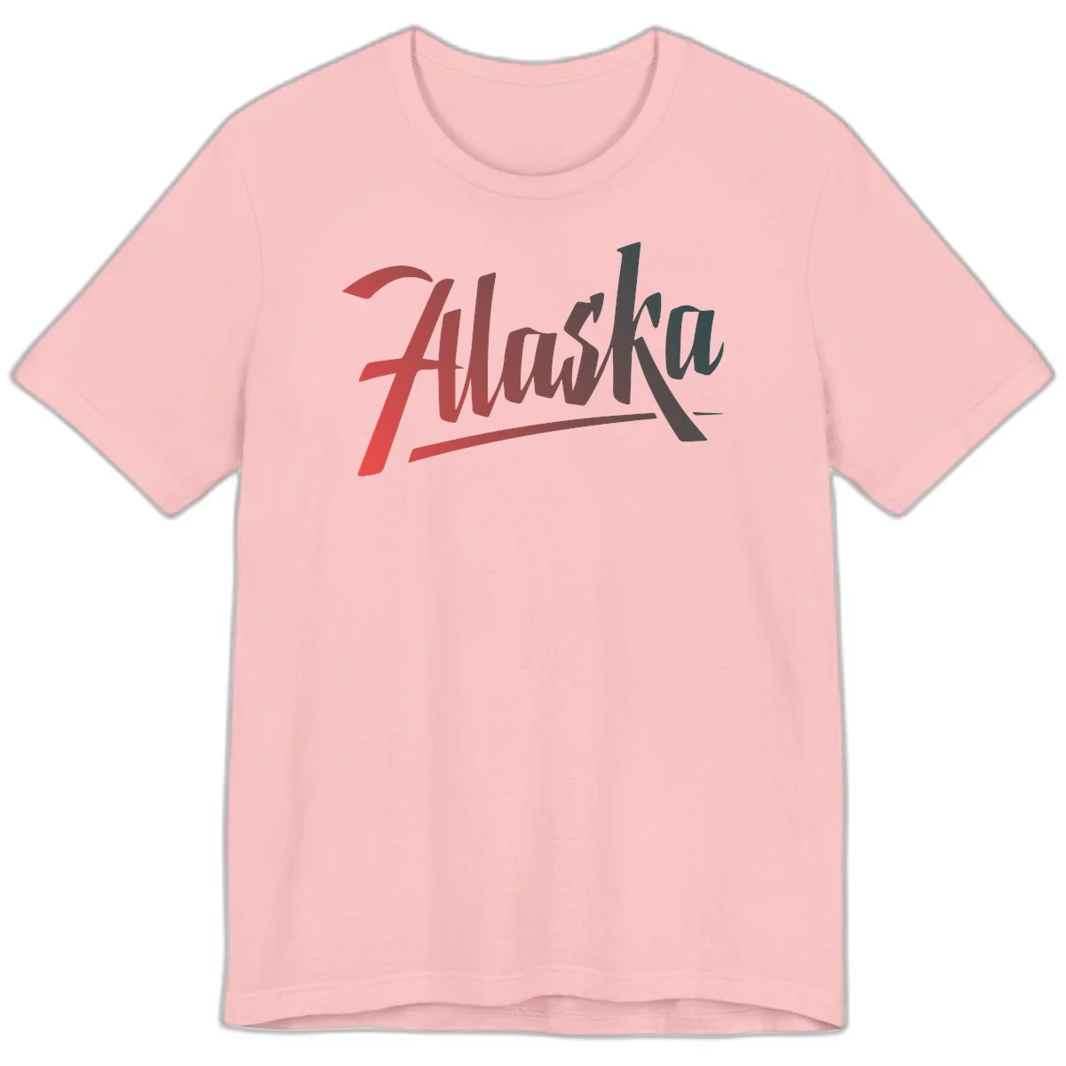 Alaska Cruise Upward Trend Premium Tee in Pink