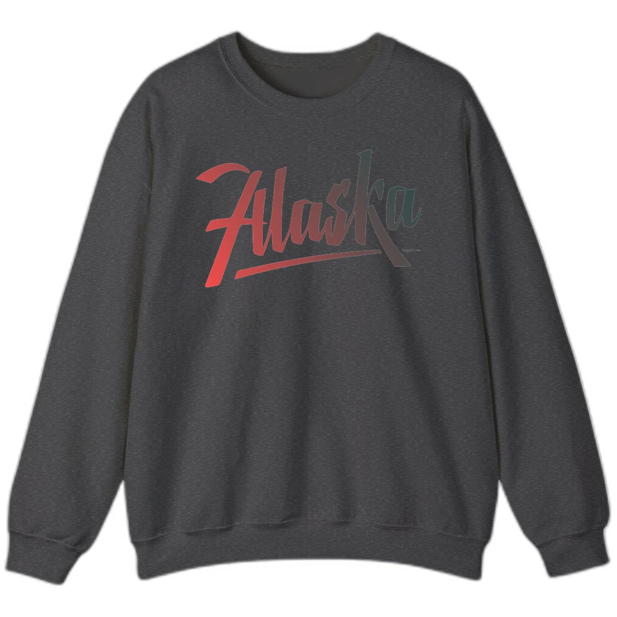 Alaska Cruise Upward Trend Sweatshirt in Dark Heather