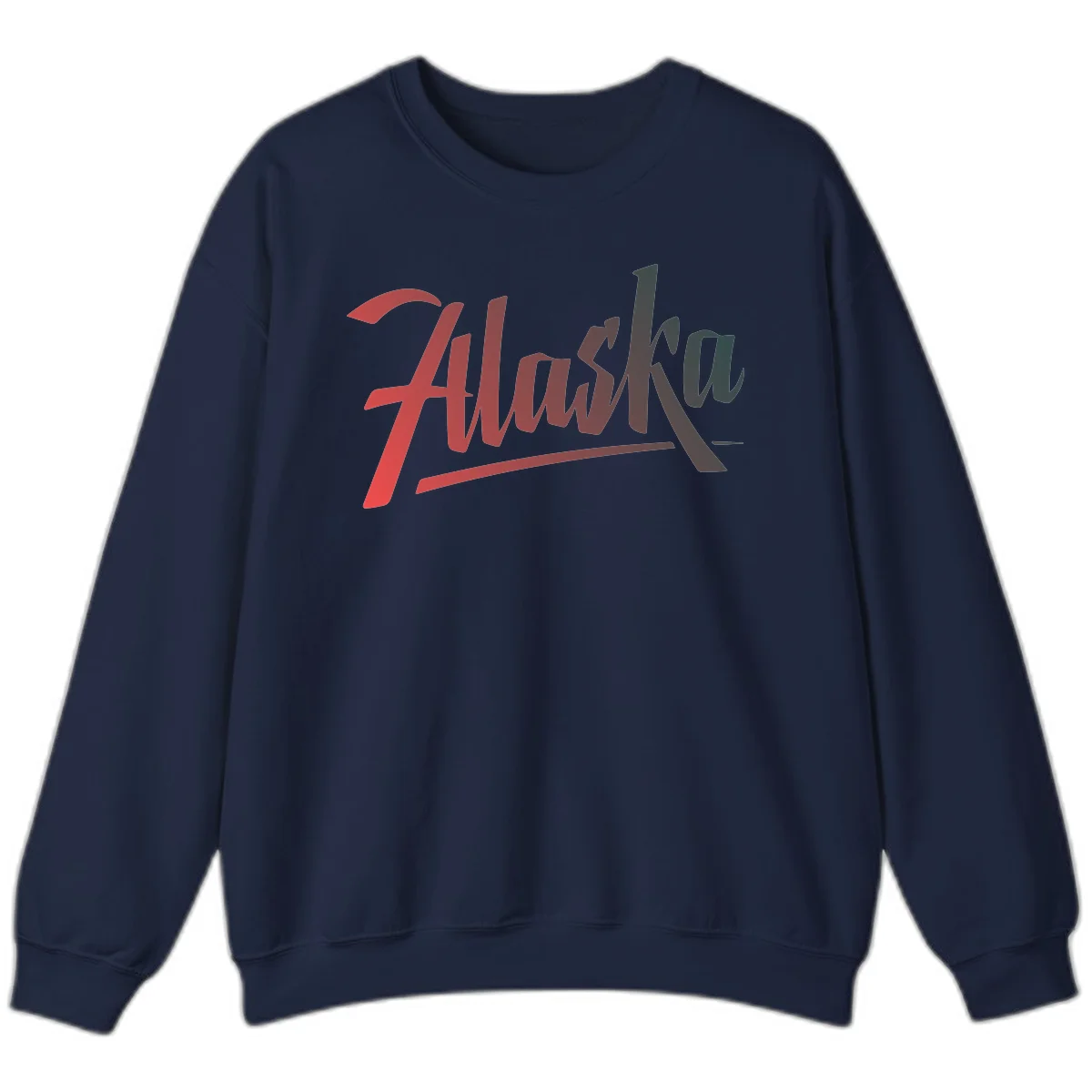 Alaska Cruise Upward Trend Sweatshirt in Navy