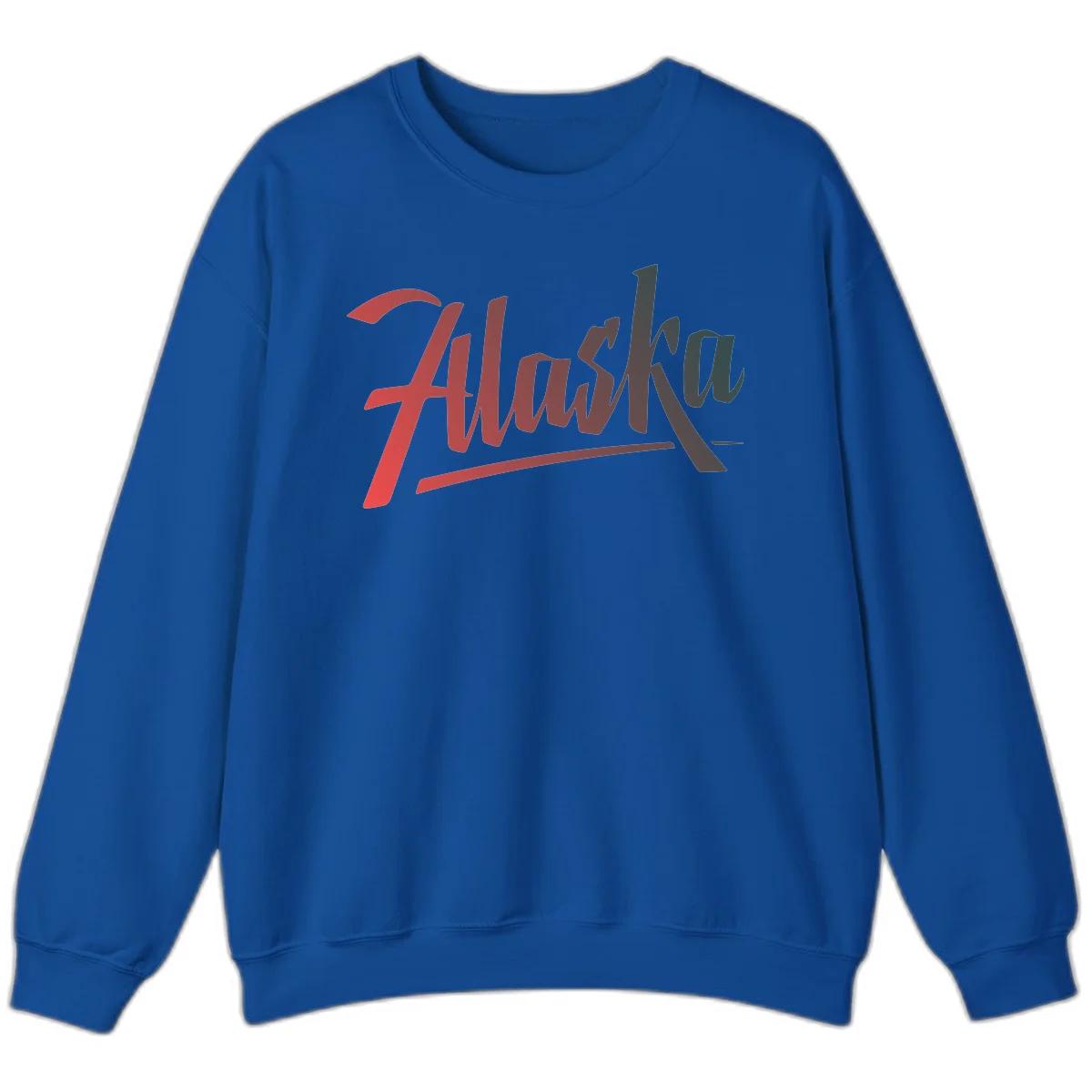 Alaska Cruise Upward Trend Sweatshirt in Royal
