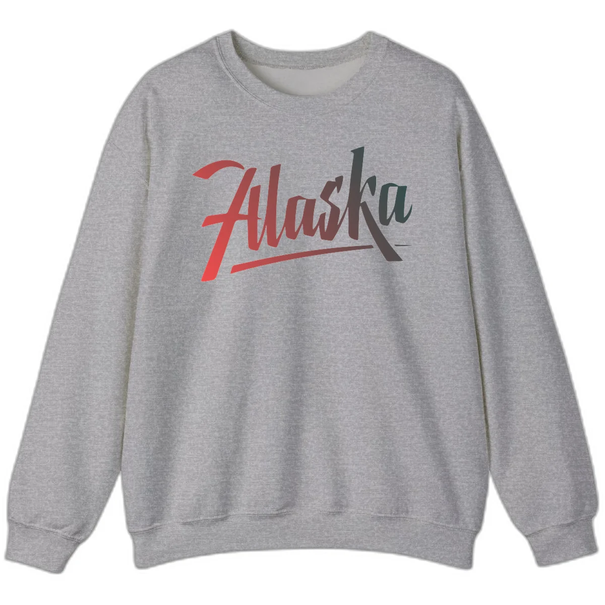 Alaska Cruise Upward Trend Sweatshirt in Sport Grey