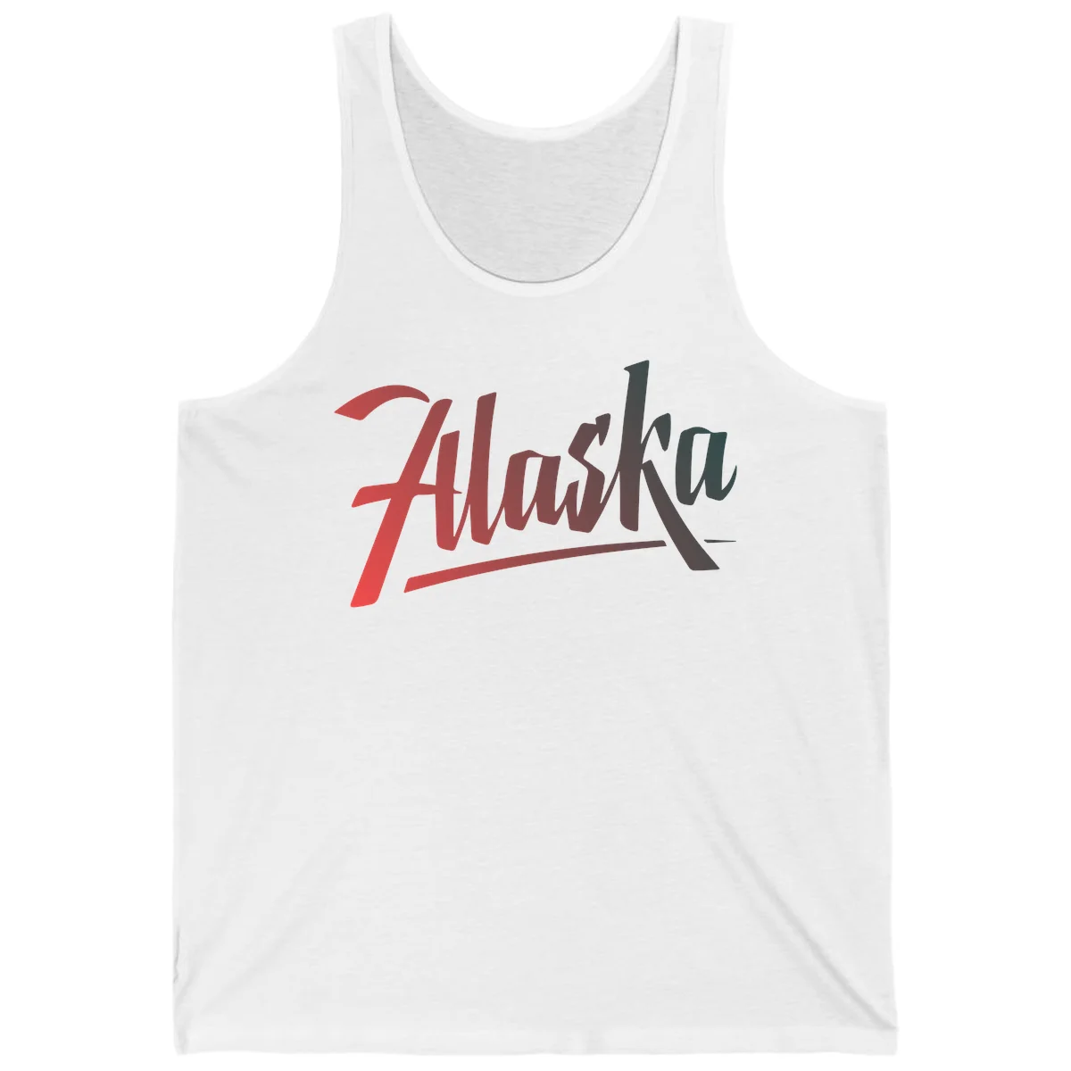 Alaska Cruise Upward Trend Tank in White