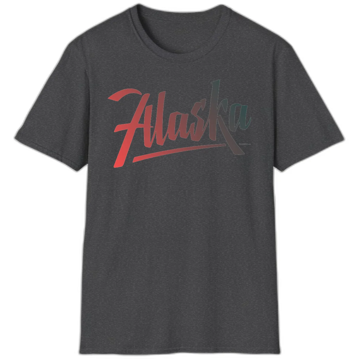 Alaska Cruise Upward Trend T-Shirt in Dark Heather