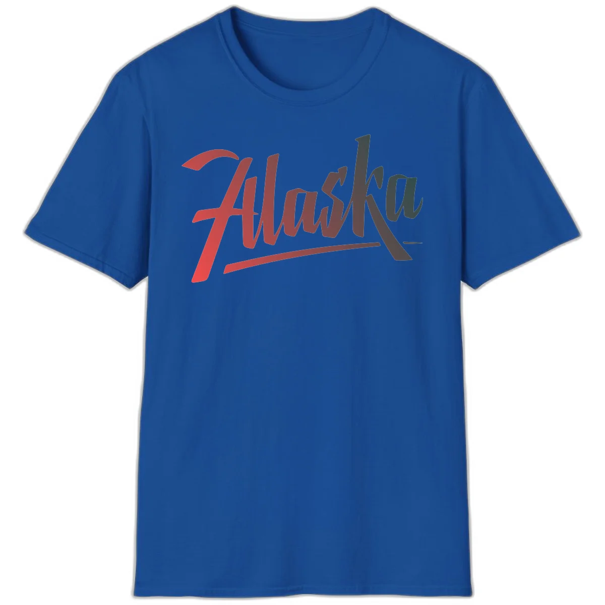 Alaska Cruise Upward Trend T-Shirt in Royal