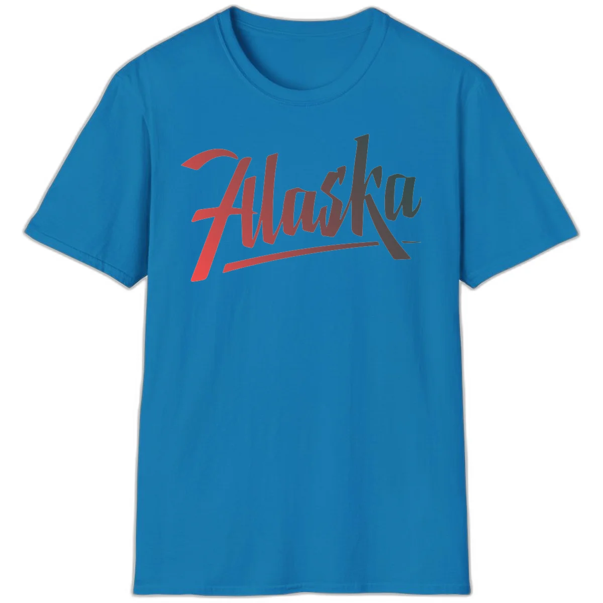 Alaska Cruise Upward Trend T-Shirt in Sapphire
