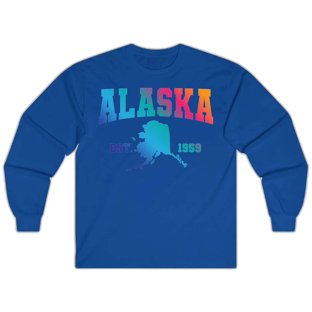 Alaska Est. 1959 State Pride Long Sleeve in Royal