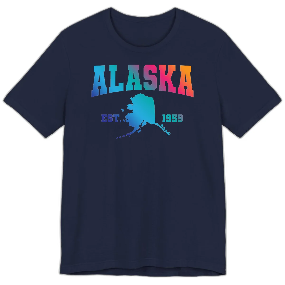 Alaska Est. 1959 State Pride Premium Tee in Navy