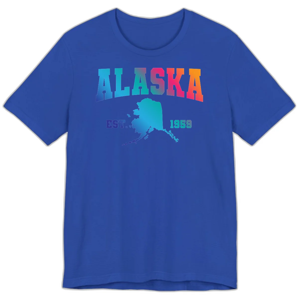 Alaska Est. 1959 State Pride Premium Tee in True Royal