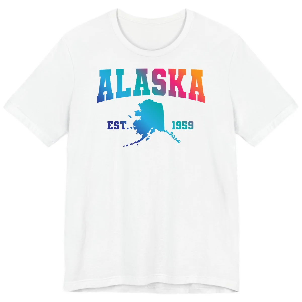 Alaska Est. 1959 State Pride Premium Tee in White