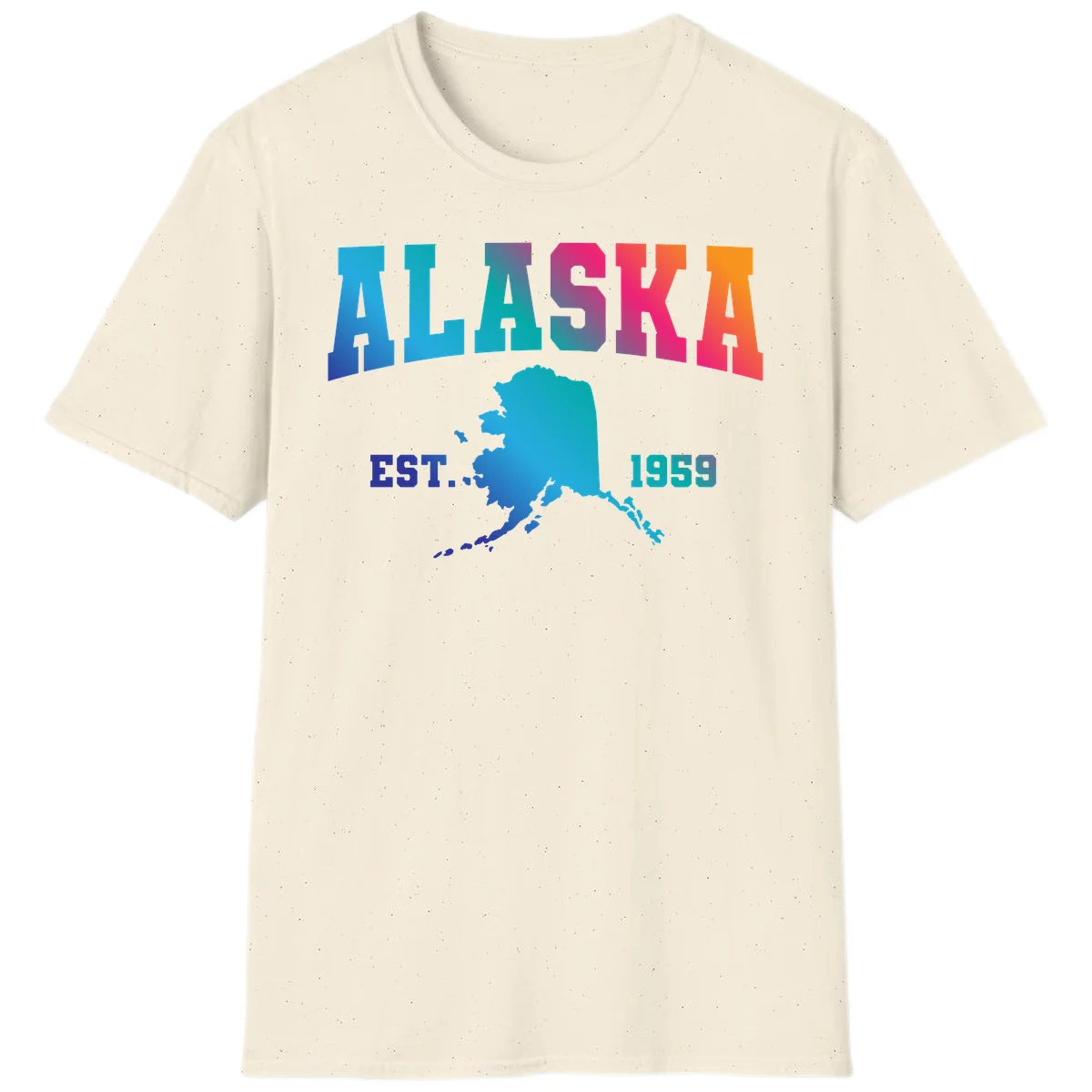 Alaska Est. 1959 State Pride T-Shirt in Natural