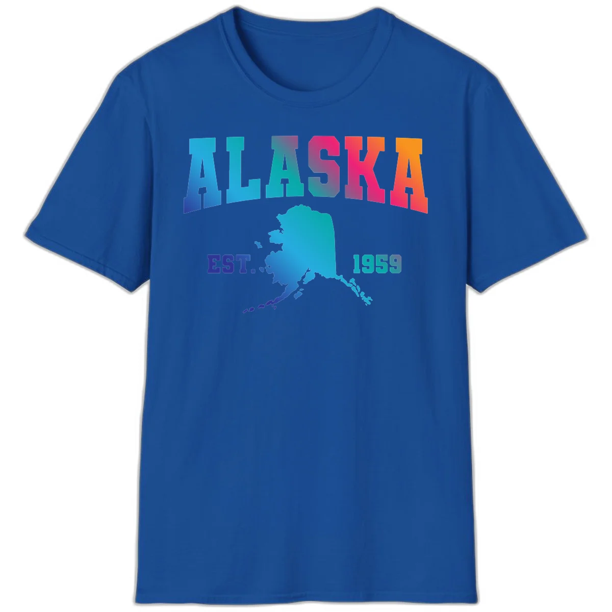 Alaska Est. 1959 State Pride T-Shirt in Royal