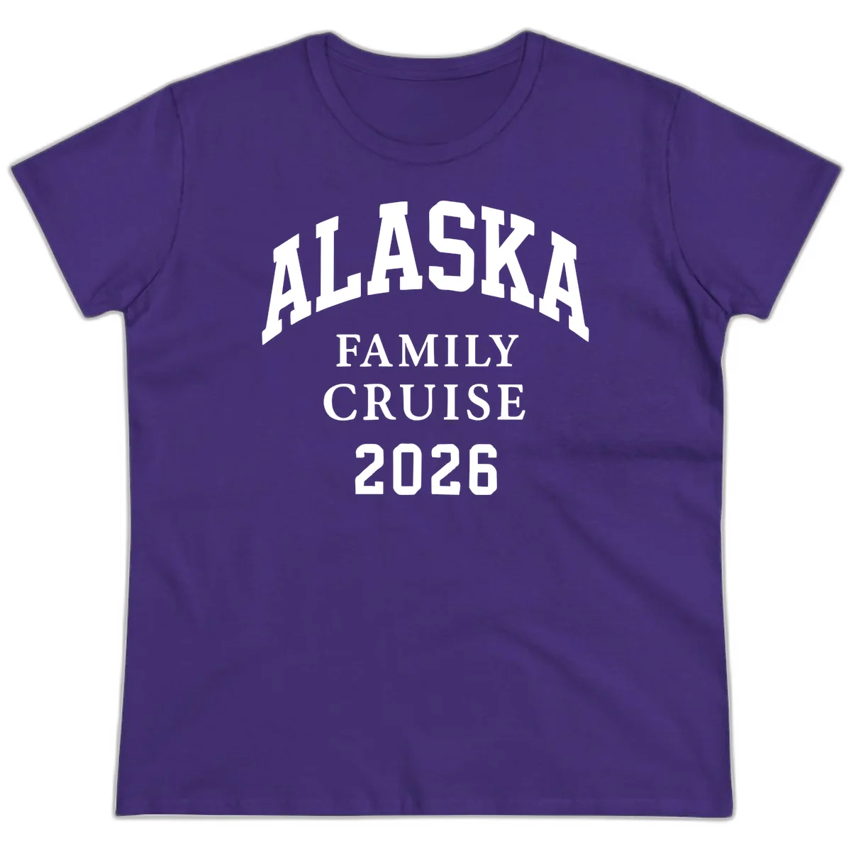 Alaska Family Cruise 2026 Ladies Tee in Purple
