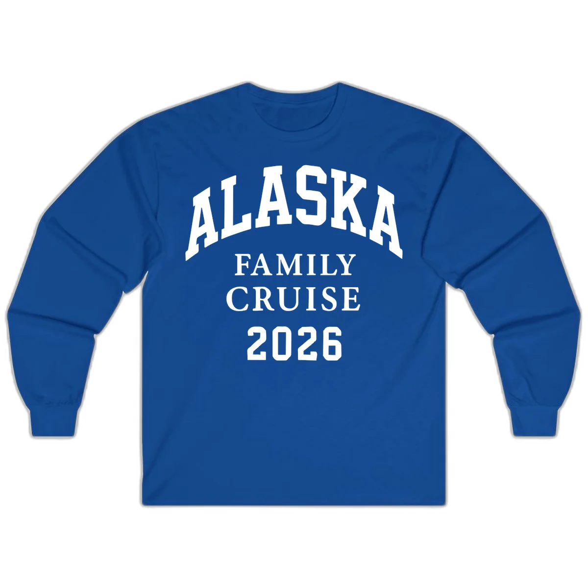 Alaska 2026 Family Cruise Long Sleeve in Royal