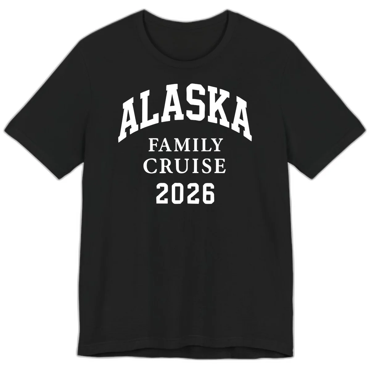 Alaska Family Cruise 2026 Premium T-Shirt in Black