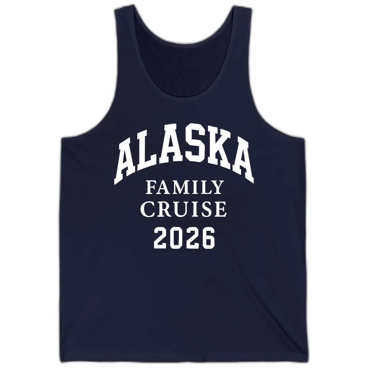 Alaska Family Cruise 2026 Tank Top in Navy
