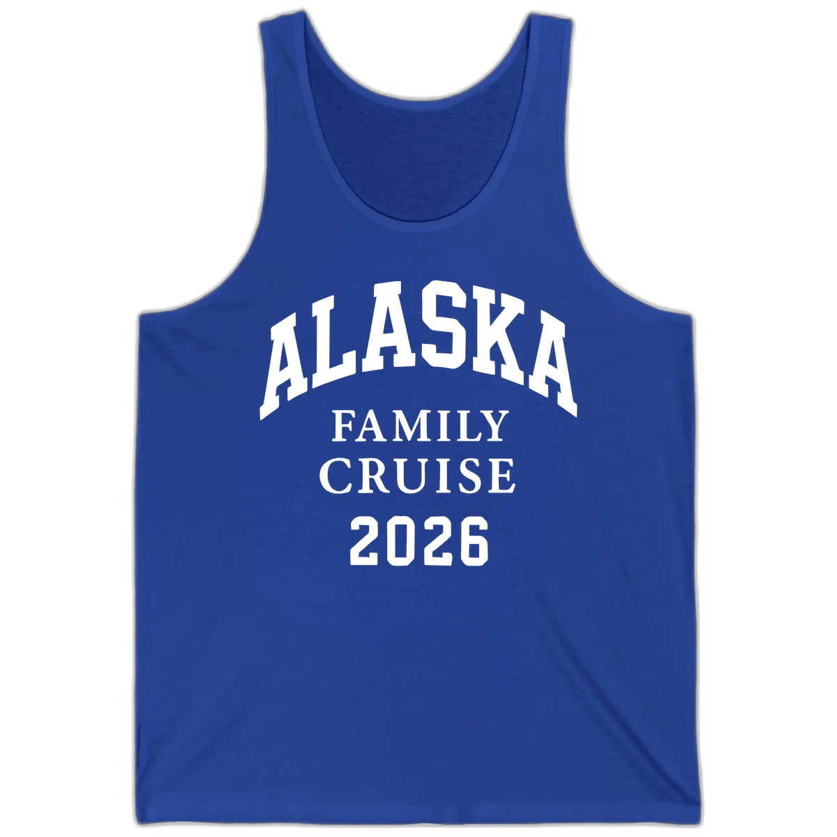 Alaska Family Cruise 2026 Tank Top in True Royal