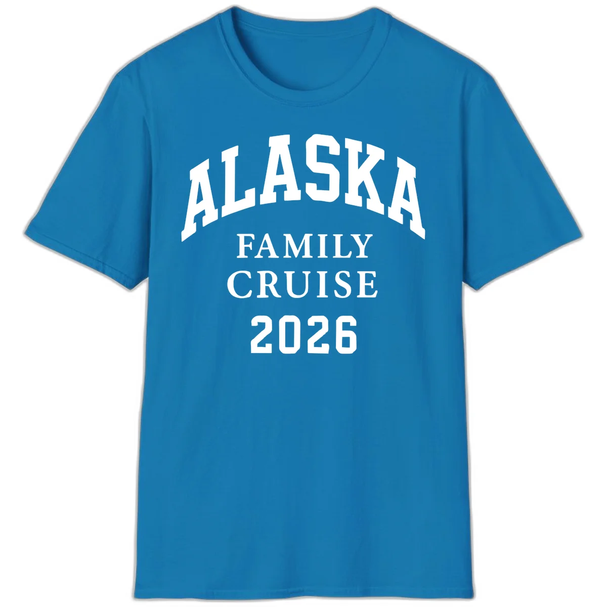 Alaska 2026 Family Cruise T-Shirt in Sapphire