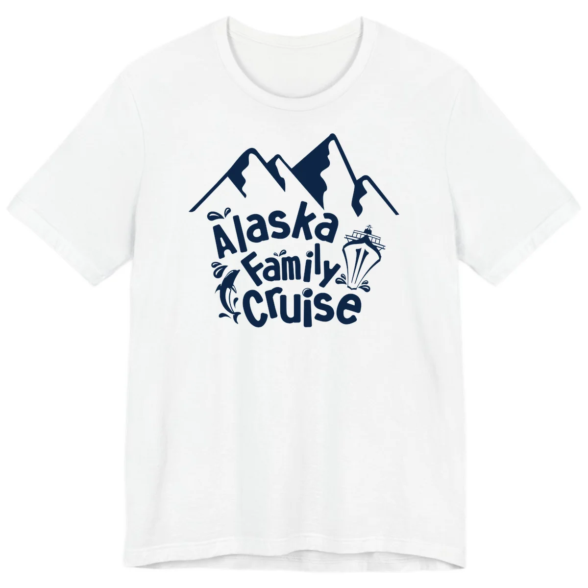 Alaska Family Cruise Mountain Adventure Premium T-Shirt in White