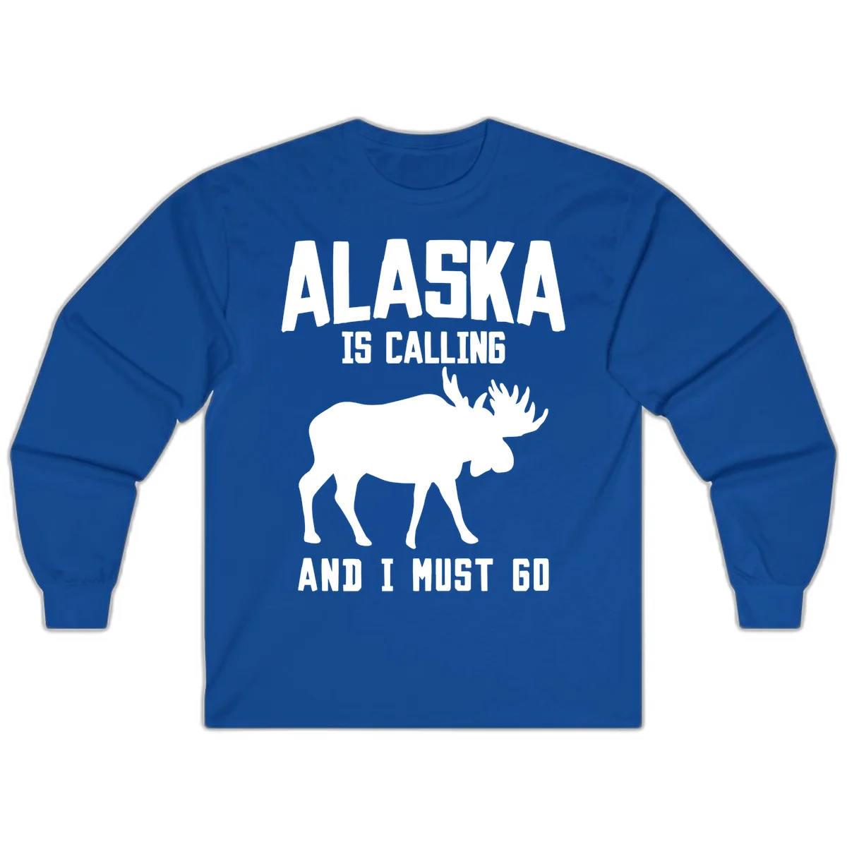 Alaska Is Calling Moose Long Sleeve in Royal