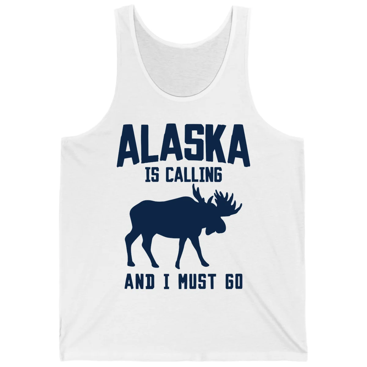 Alaska Is Calling Moose Tank in White