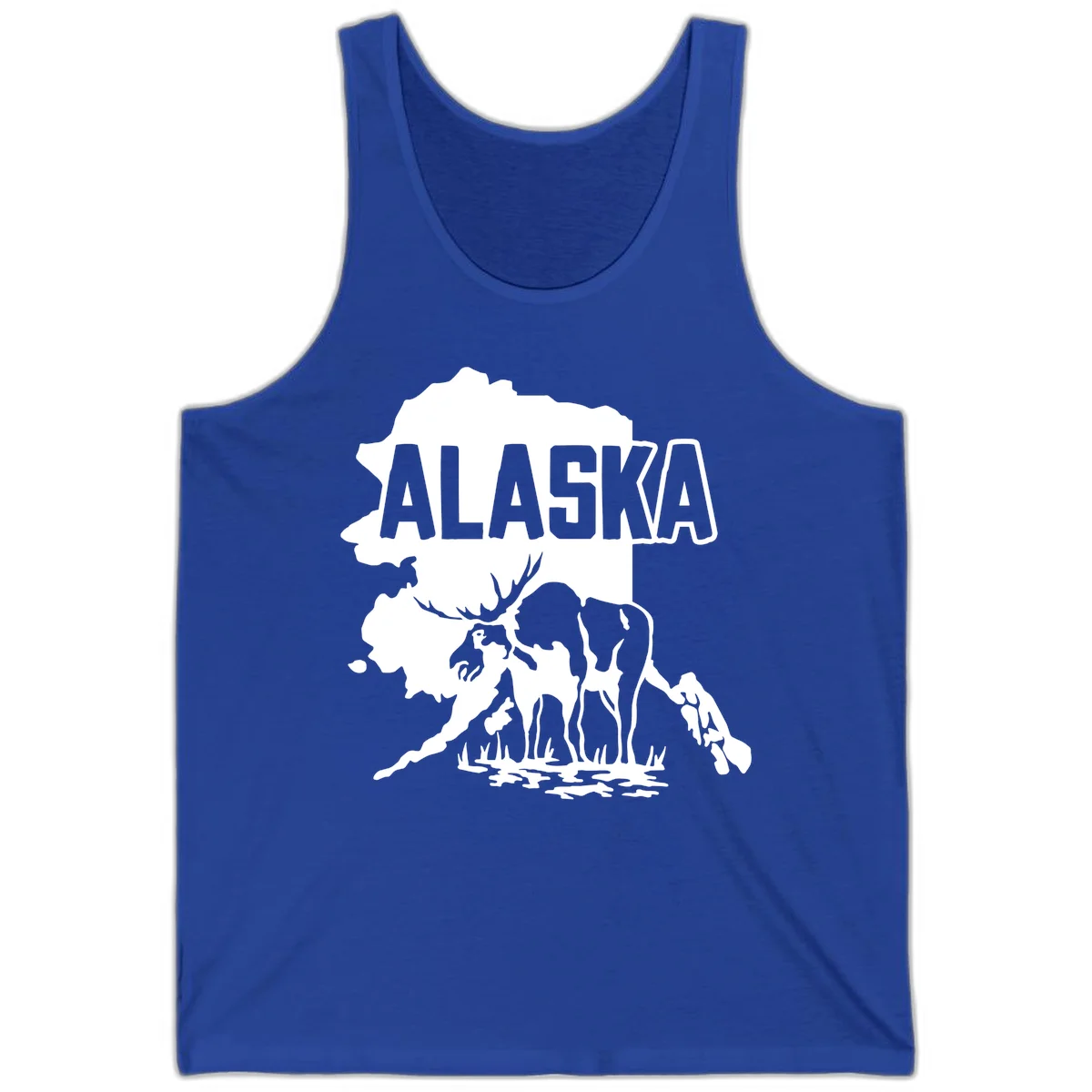 Alaska Wildlife & Map Adventure Tank in True Royal