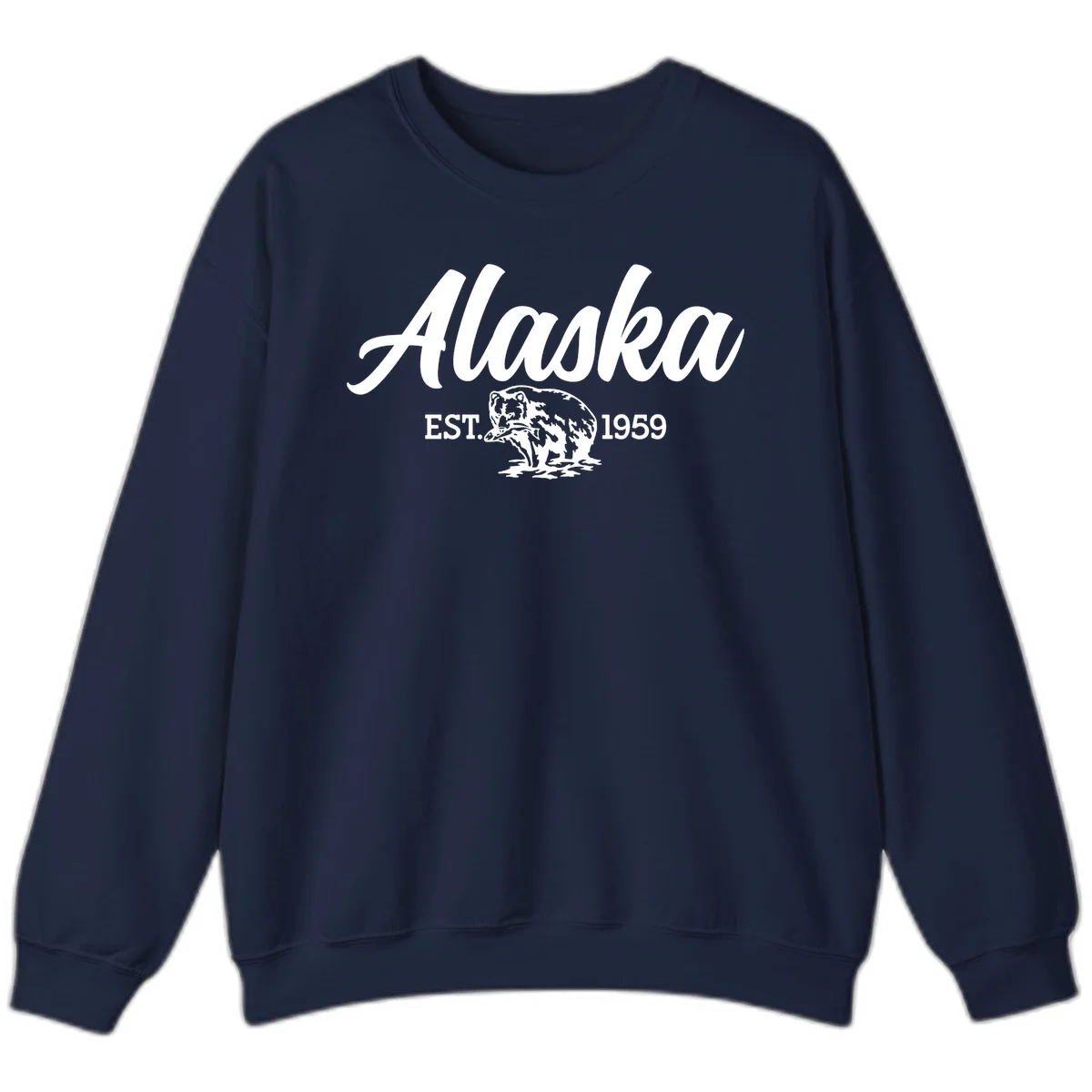 Alaskan Bear Established 1959 Sweatshirt in Navy