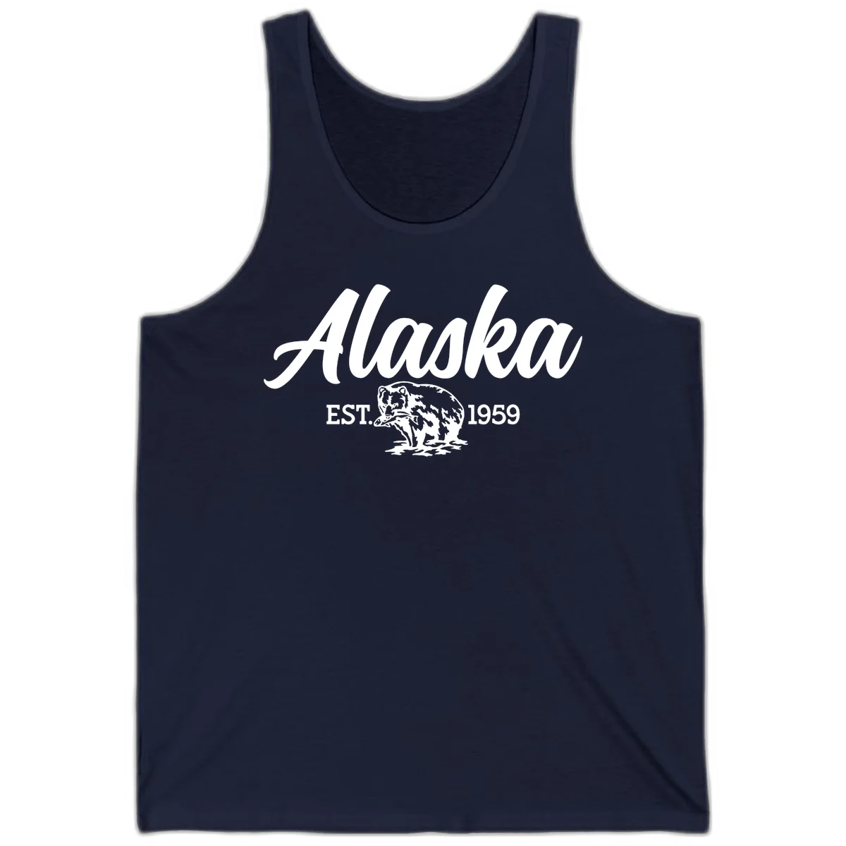 Alaskan Bear Established 1959 Tank in Navy